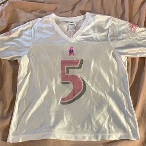 Pink Ravens Joe Flacco Jersey